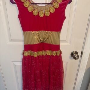 Pink and Gold Costume